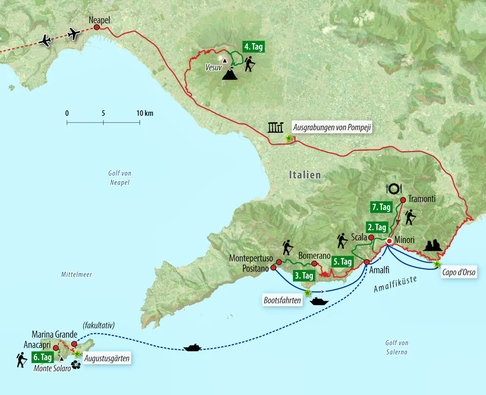 Ihre Reiseroute &ndash; &copy; Eberhardt TRAVEL