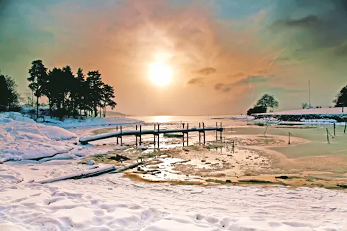 Am Oslofjord im Winter &ndash; &copy; merliniski - stock.adobe.com