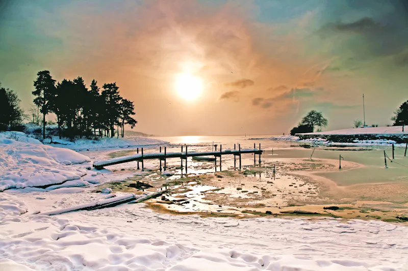 Am Oslofjord im Winter - &copy;merliniski - stock.adobe.com