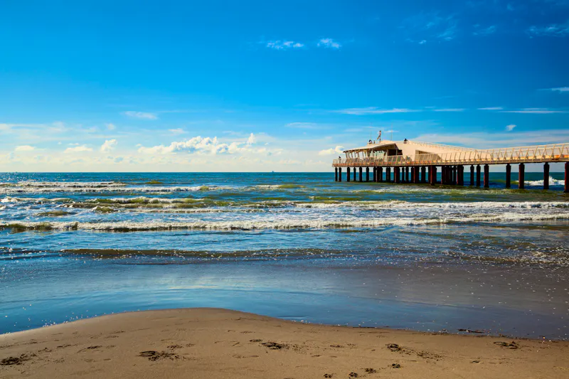 lido di camaiore pier view on a sunny day - &copy;lorenzobovi - stock.adobe.com