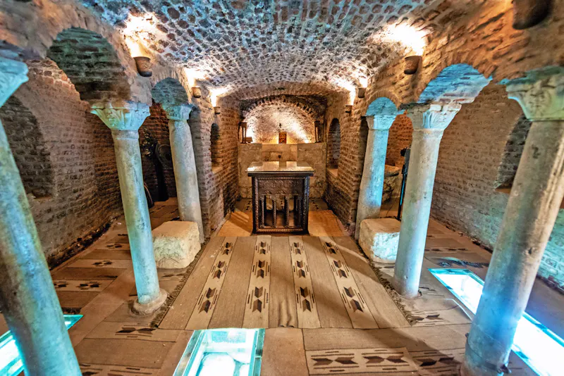 Krypta der Sergius-Kirche im Koptischen Viertel in Kairo - &copy;jkraft5 - stock.adobe.com