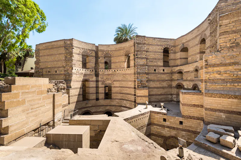 Alte Festungsmauern im Koptischen Viertel in Kairo - &copy;zz3701 - stock.adobe.com