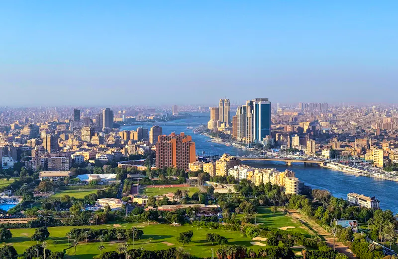 Ausblick vom Cairo Tower auf den Nil - &copy;Bankerok - stock.adobe.com