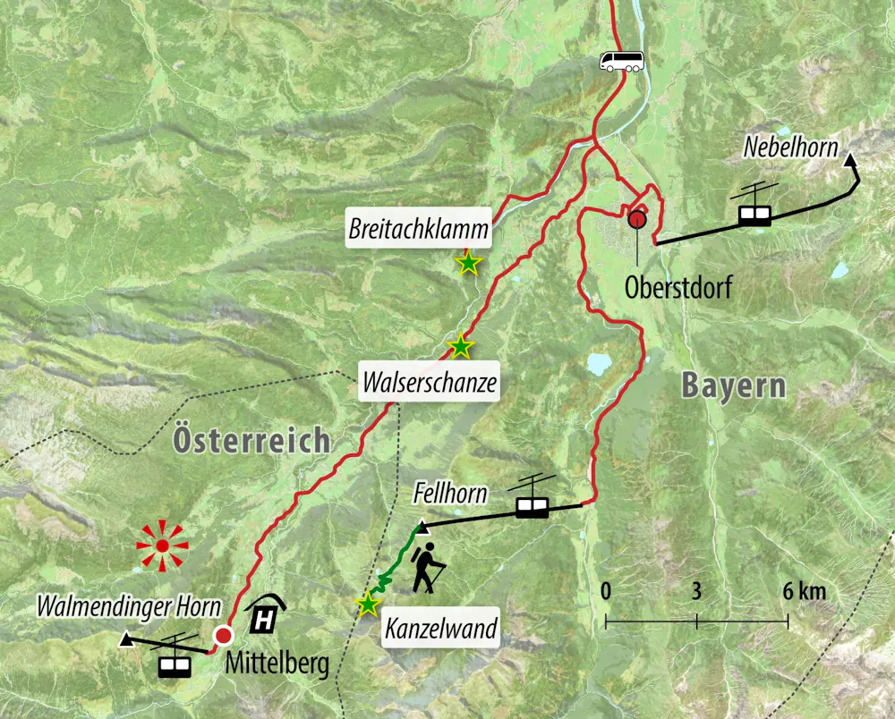 Ihre Reiserouute &ndash; &copy; Eberhardt TRAVEL