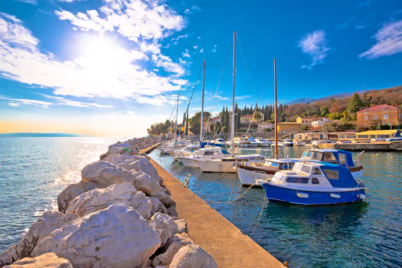 Hafen von Icici an der Riviera von Opatija - Kvarner Bucht - &copy;xbrchx - stock.adobe.com