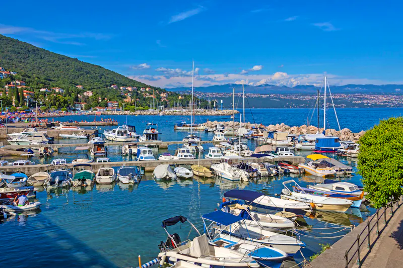 Hafen von Icici an der Riviera von Opatija - Kvarner Bucht - &copy;mrallen - stock.adobe.com