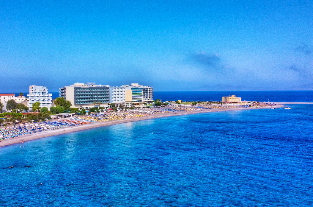 Mediterranean Hotel in Rhodos-Stadt - Strand&nbsp;&ndash;&nbsp;&copy;&nbsp;Mediterranean Hotel Rhodos