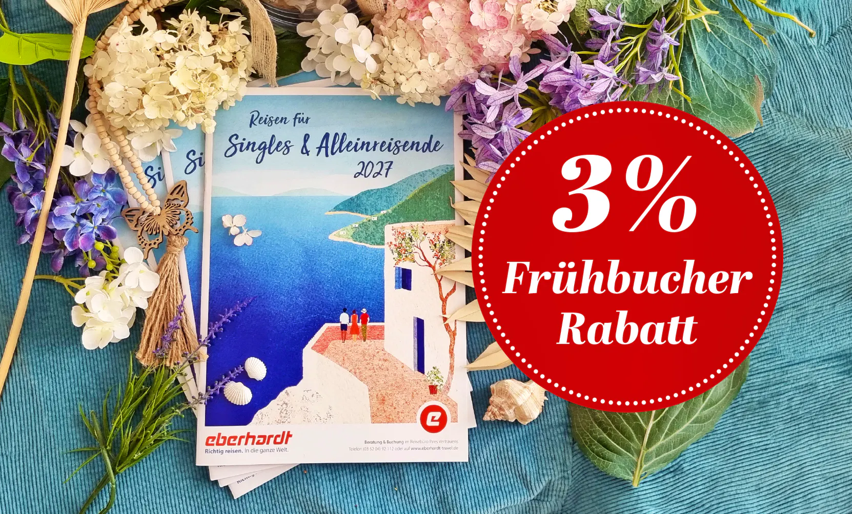 Singlereisen Katalog 2027 mit Frühbucher-Rabatt &ndash; ©Eberhardt TRAVEL