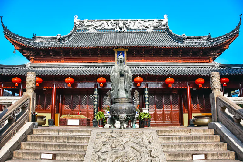 Konfuzius-Tempel in Nanjing, China - &copy;David - stock.adobe.com