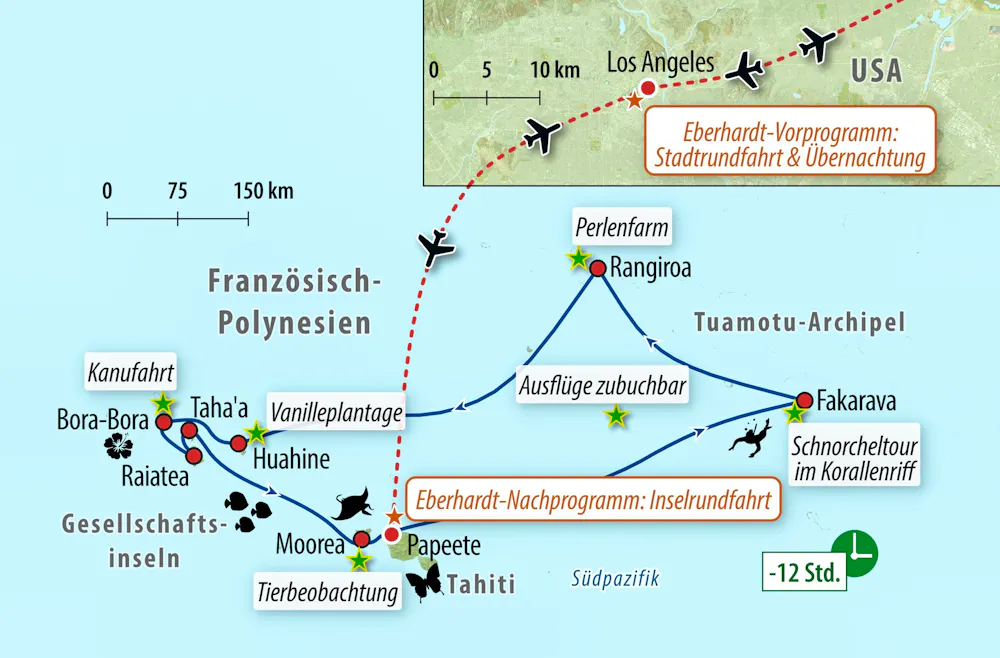 Ihre Reiseroute &ndash; &copy; Eberhardt TRAVEL