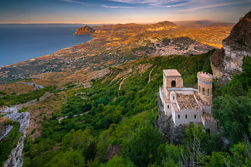 Panorama Erice in Sizilien, Italien - &copy;Francesco - stock.adobe.com