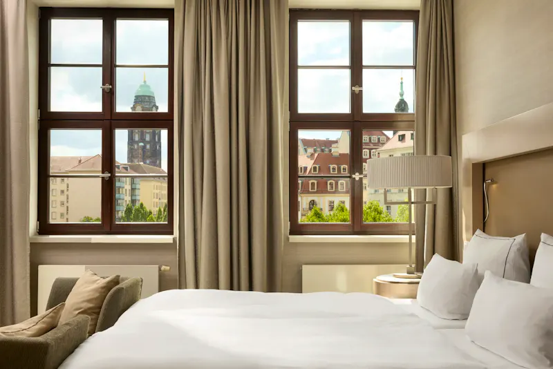 The Cloud One Hotel Dresden-Frauenkirche - Zimmerbeispiel &ndash; &copy;Motel One Operating Group