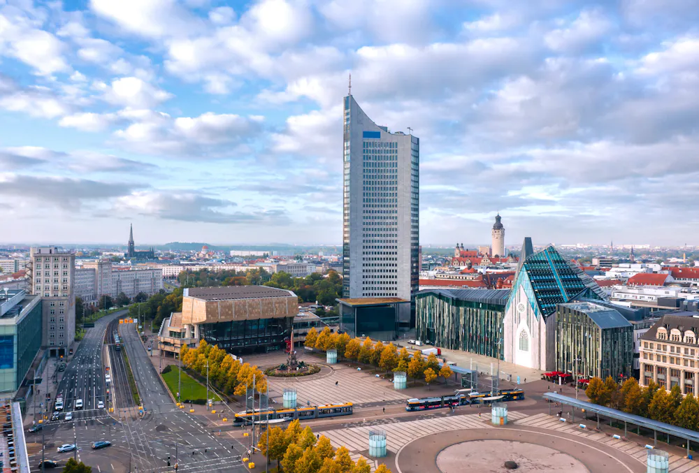Augustusplatz in Leipzig, Sachsen &ndash; &copy; uslatar - stock.adobe.com