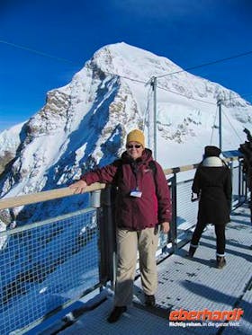 Ausflug auf das Jungfraujoch-Reiseleiterin Annette Silvester 2010