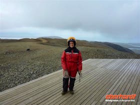 Vor der Gletschertour auf Island