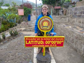 Ecuador am Äquatordenkmal