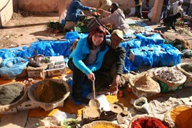 Marokko - auf dem Wochenmarkt