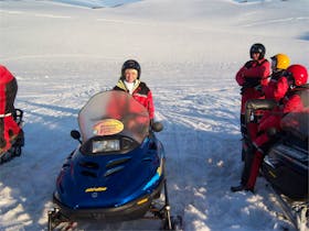 Island - Fahrt mit dem Schneemobil