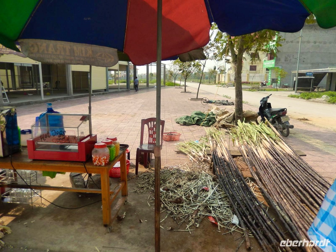 Süßholz, äh, Zuckerrohr-Raspeln in Vietnam – © Laura Schwanitz