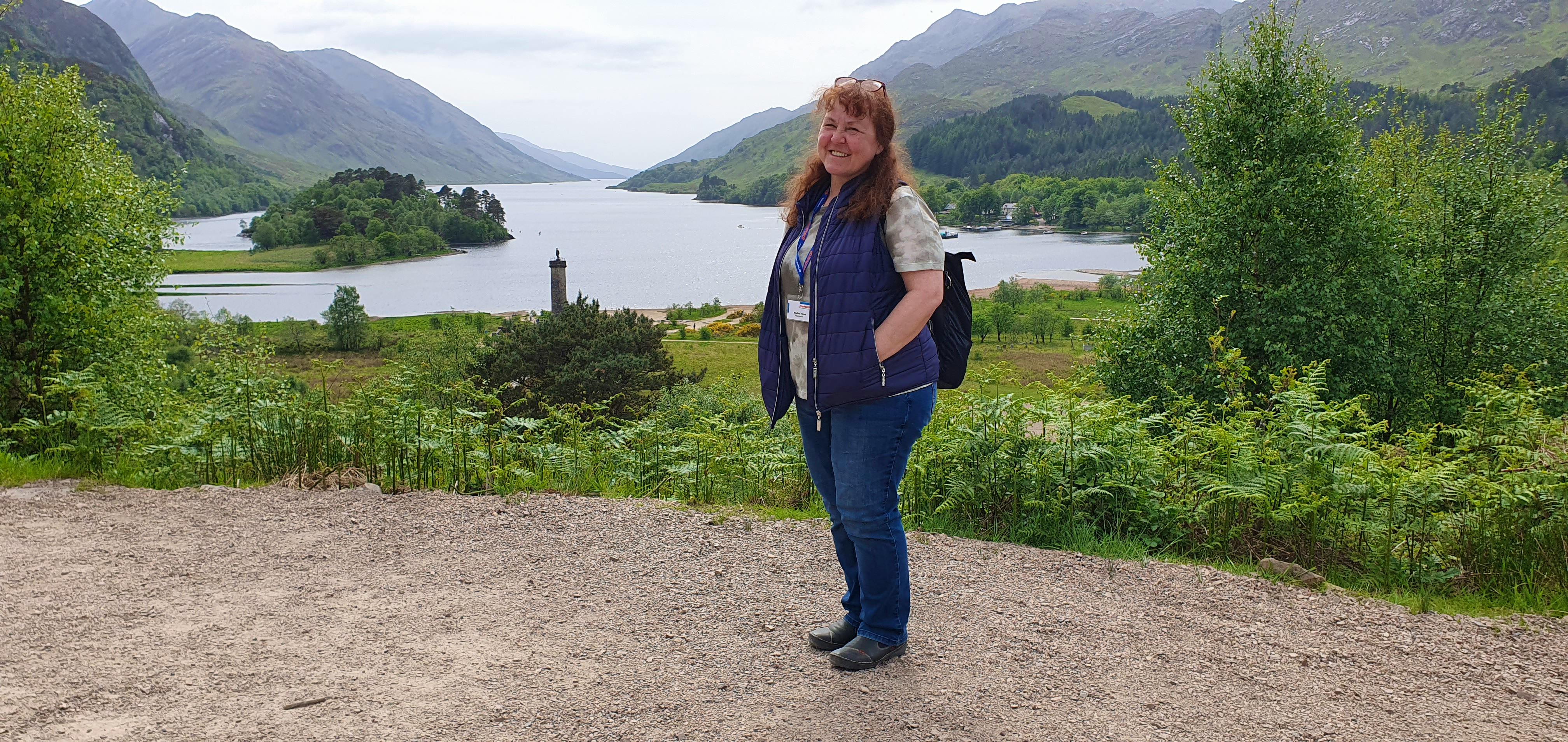 am Glenfinnan Monument - Marlies Thrum