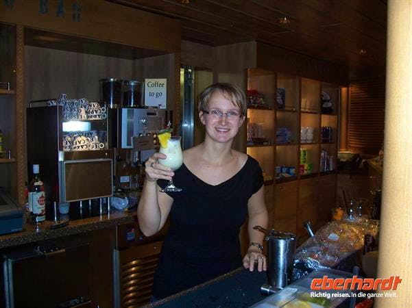 Auch die Reisebegleitung durfte probieren! - Doreen Päßler