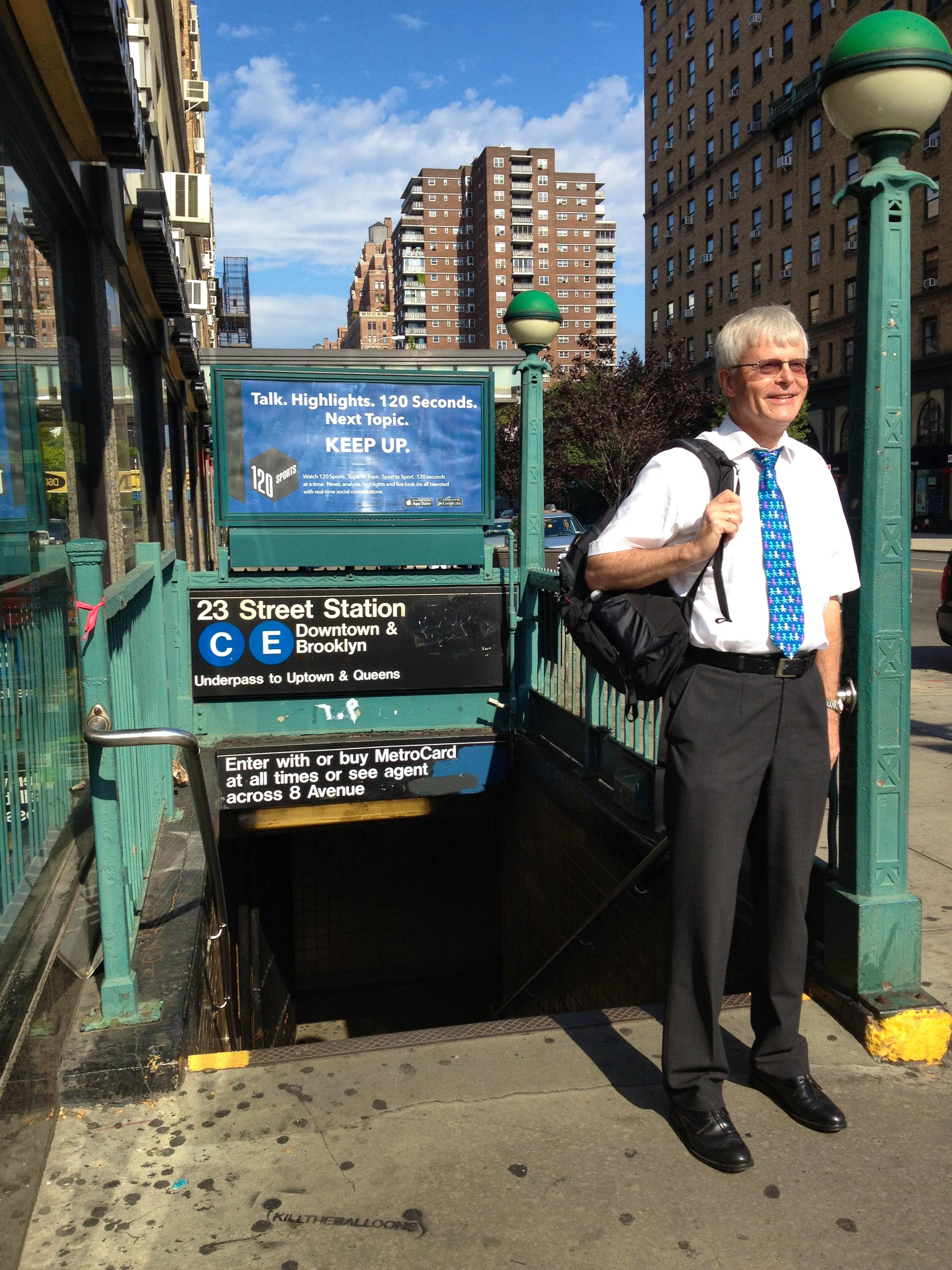 Wer in New York bequem mit der U-Bahn unterwegs ist, kann lächeln. - Hans-Bernhard Wrede