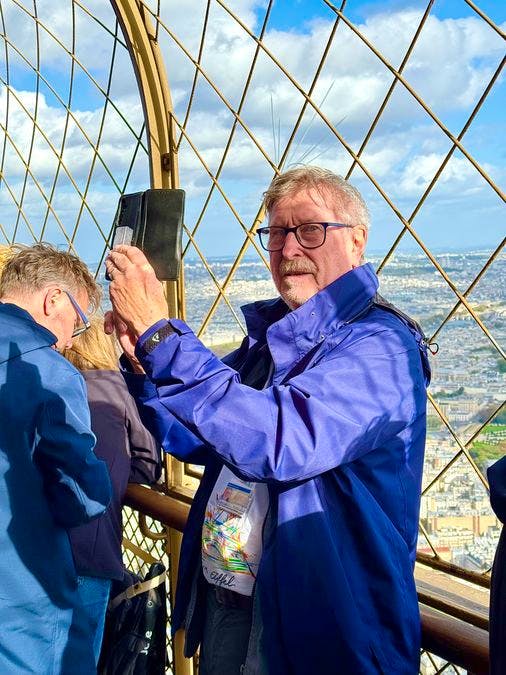 Paris Reise 30.09.-05.10 auf dem Eiffelturm 