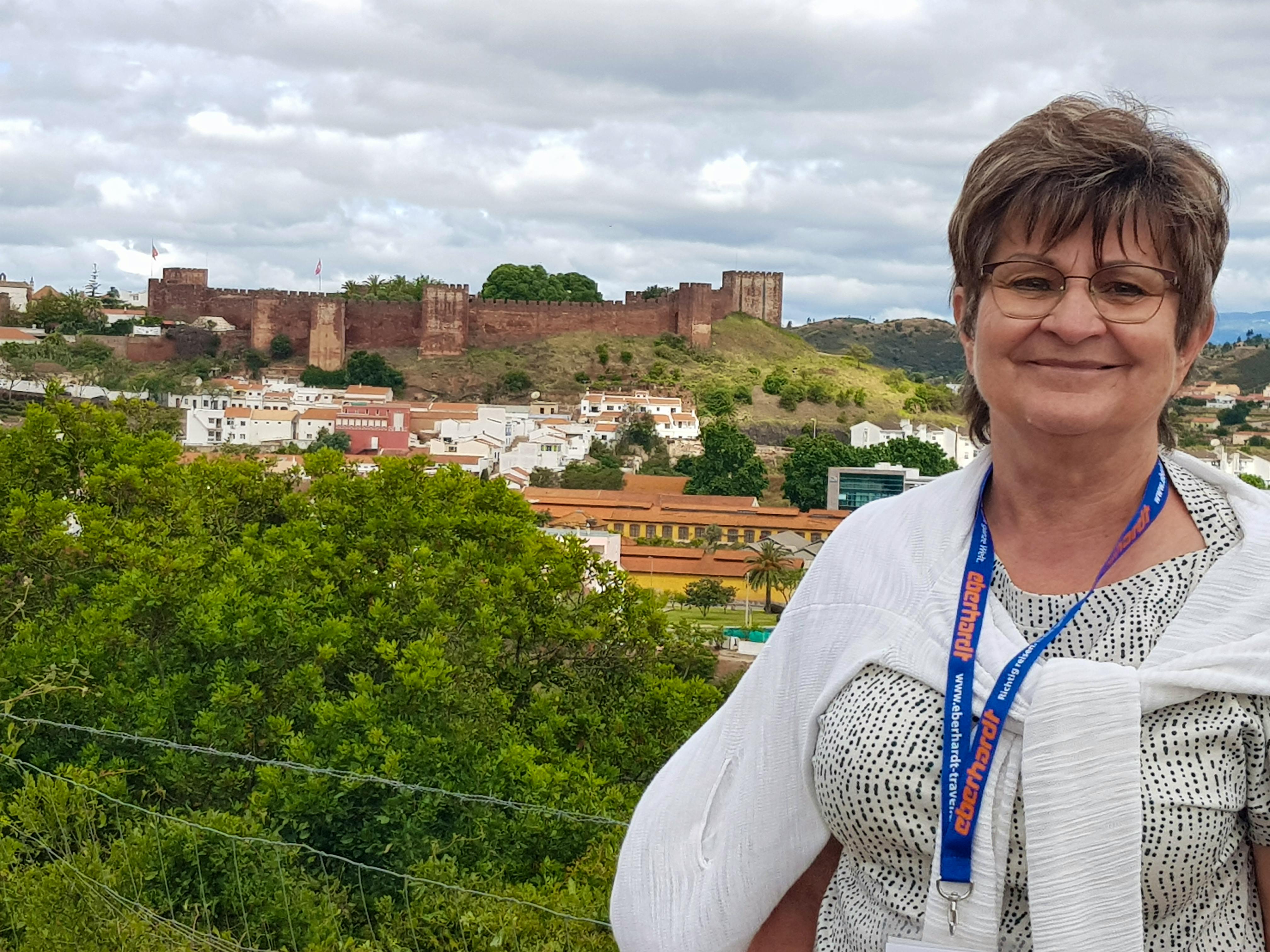 Algarve Mai 2024 - Vor der Burg in Silves - Steffi Lambrecht