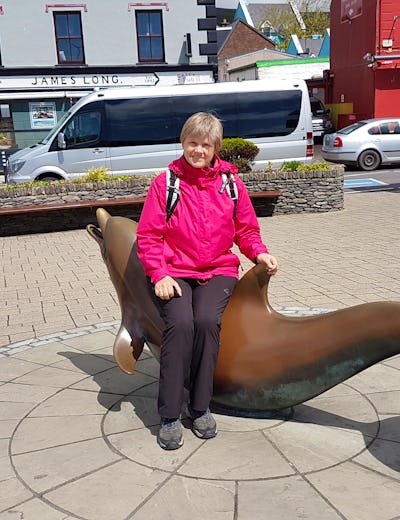 Mit Delfin in Dingle - Constanze Maißel