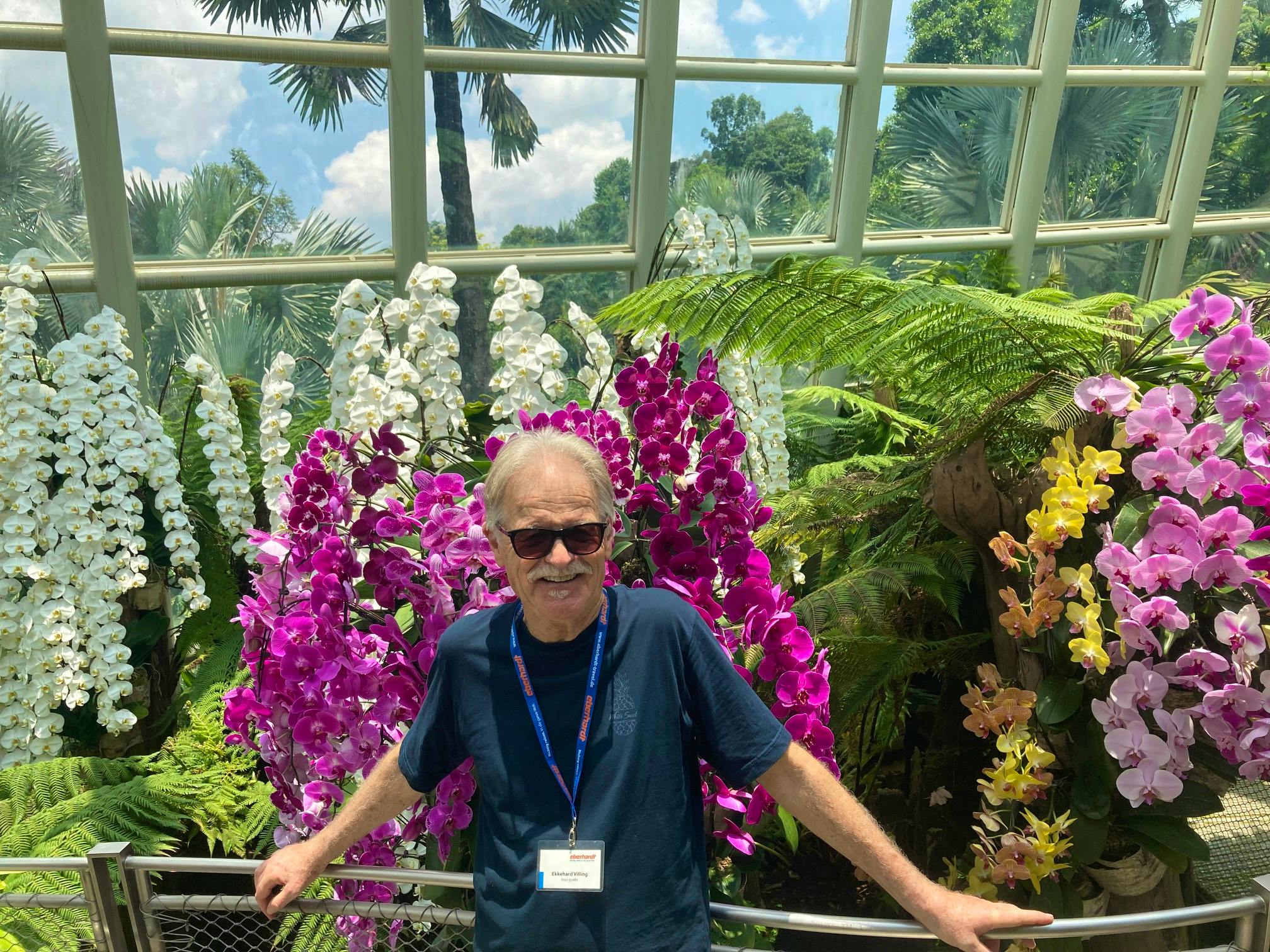Im Orchideengarten von Singapur - Ekkehard Villing