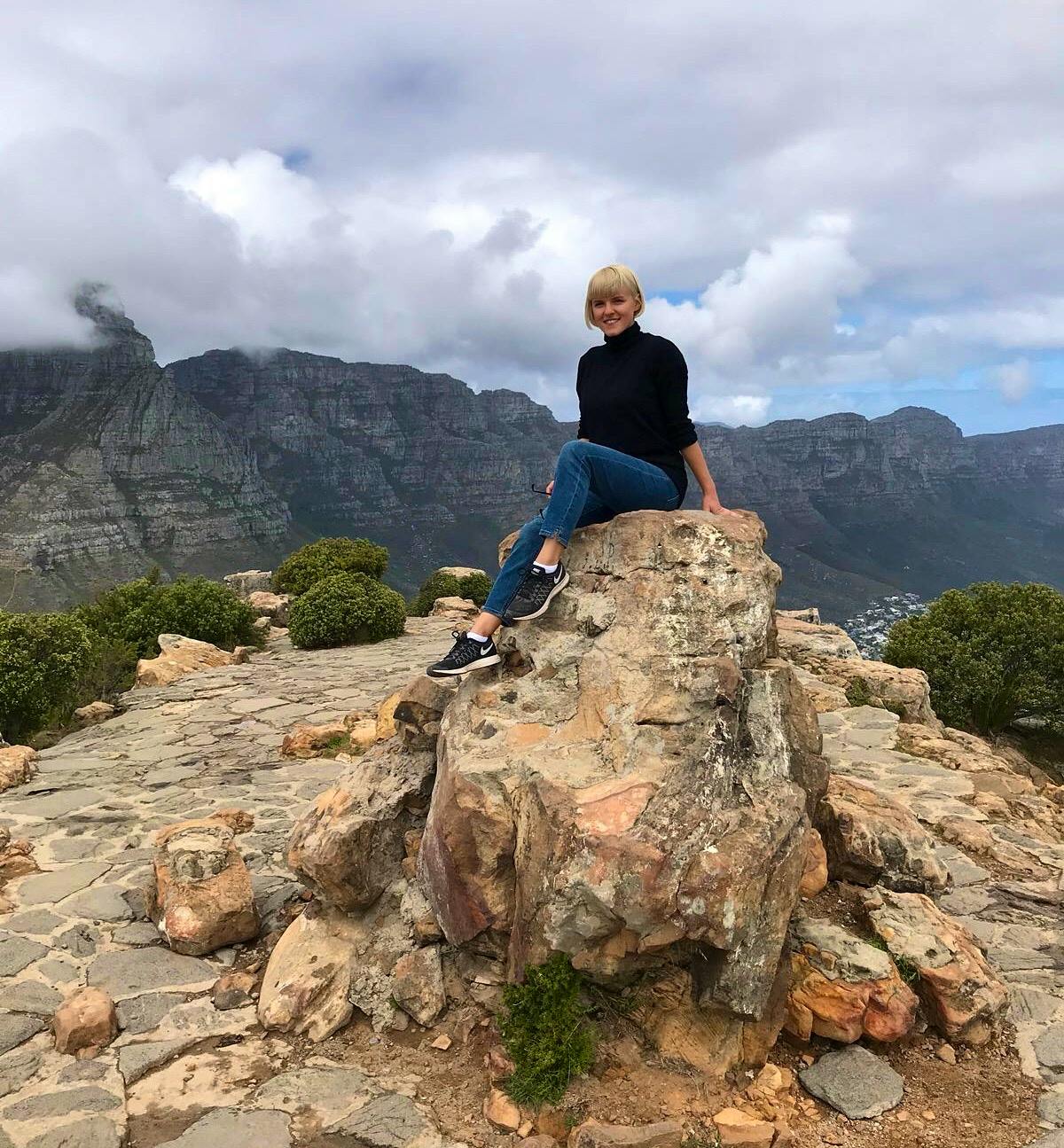 Auch der Berg „Löwenkopf” (Lions Head) in Kapstadt wurde bezwungen - Anna Petzoldt