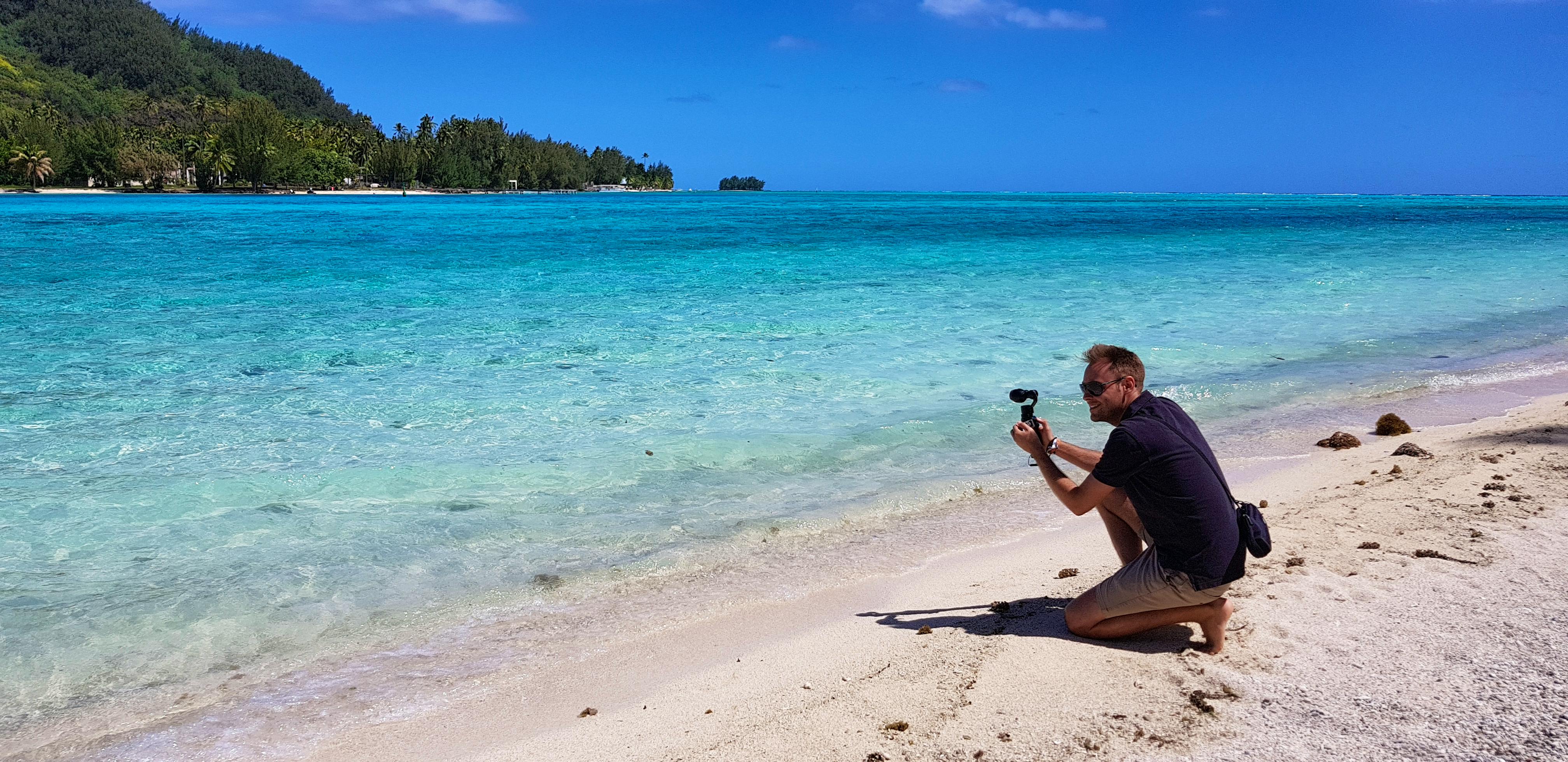 Jacob Spangenberg in Moorea - Jacob Spangenberg