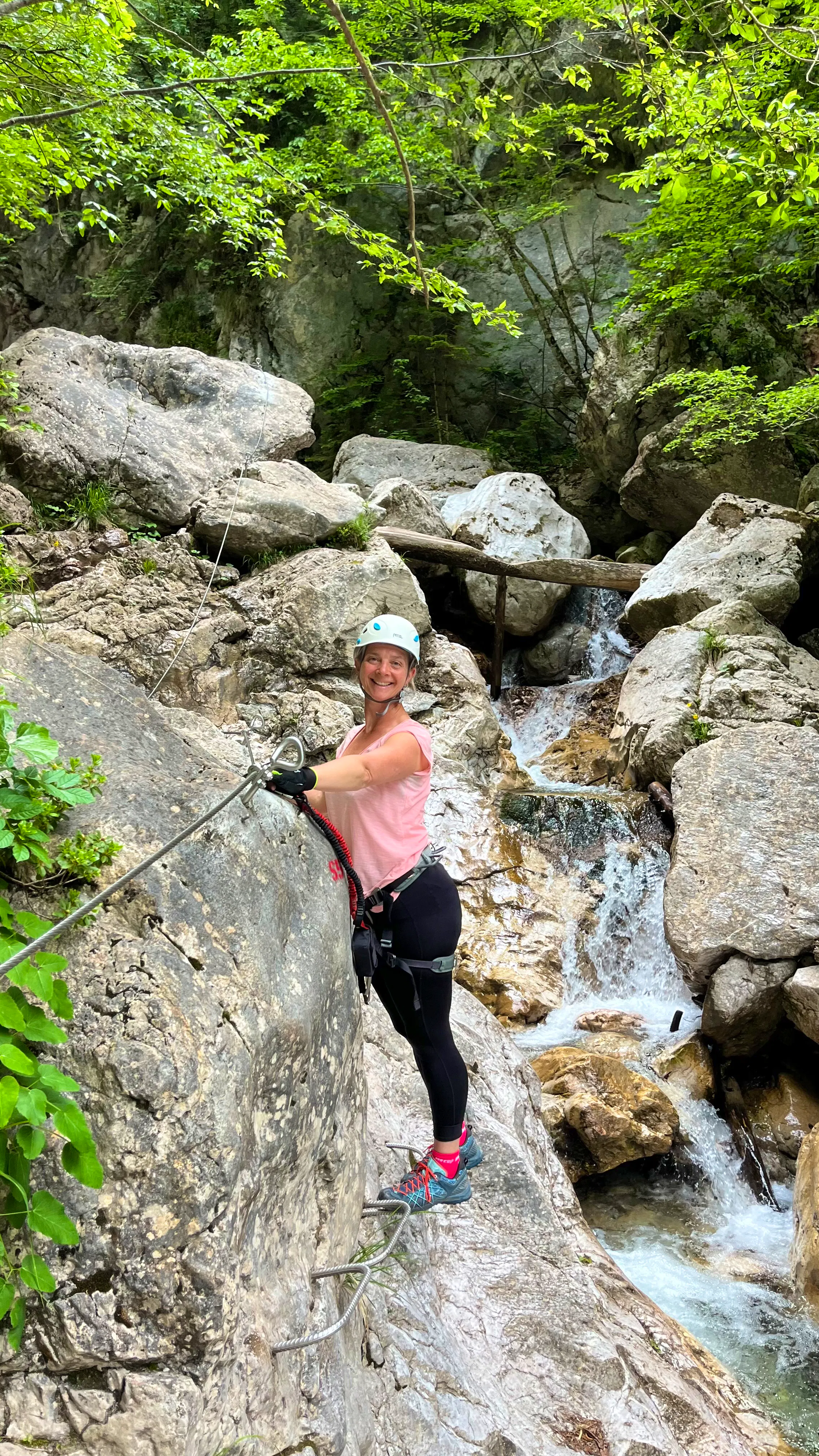 Klettersteig Slowenien - Nadine Fiedler