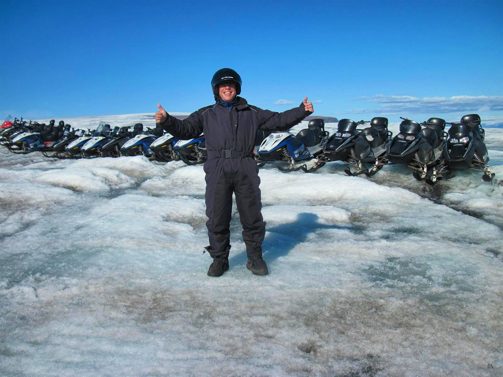 Snowmobiling auf dem Langjoekull in Island - Ralf Mehnert