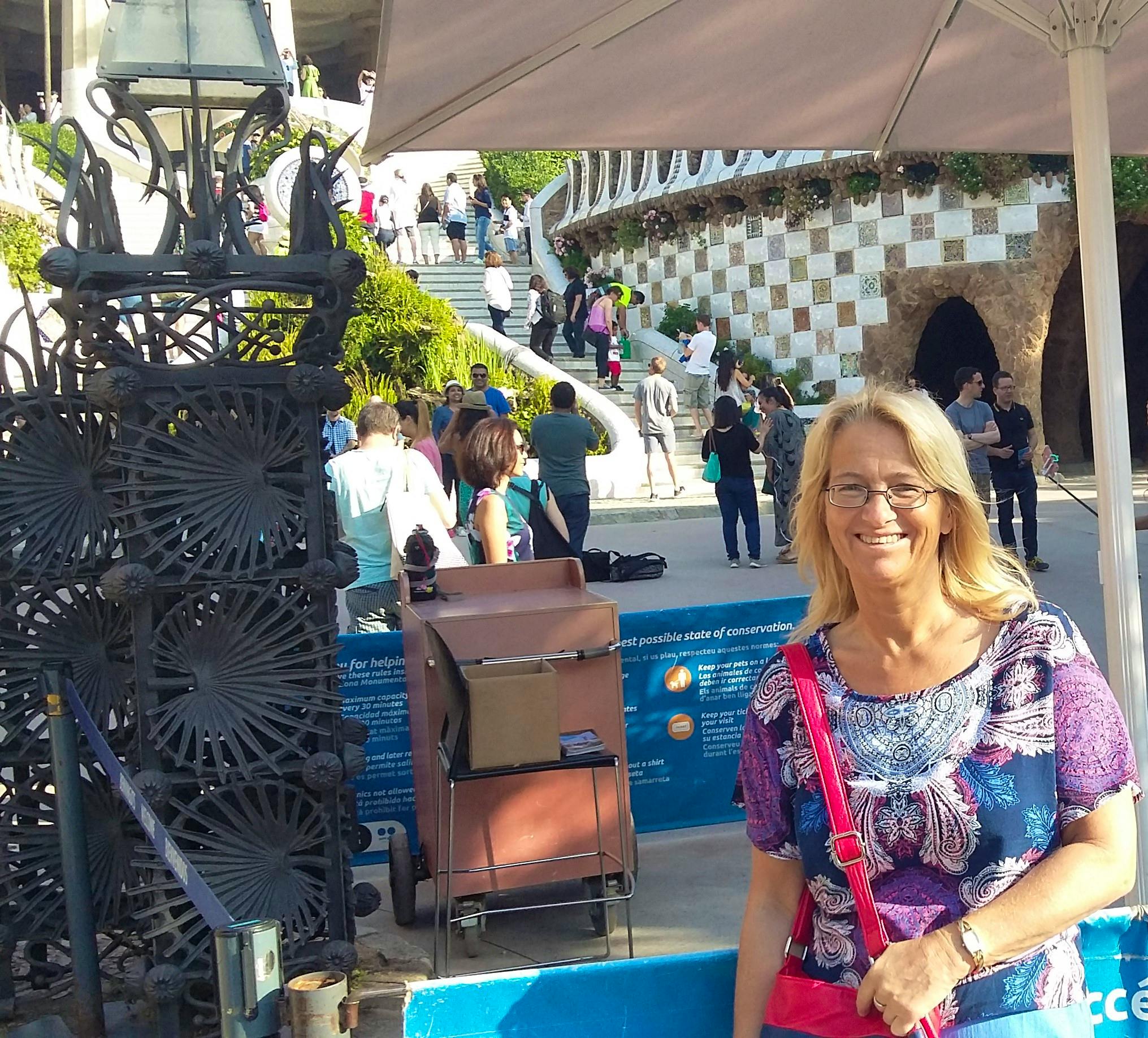 2017 im Park Güell in Barcelona - Heike Wunder