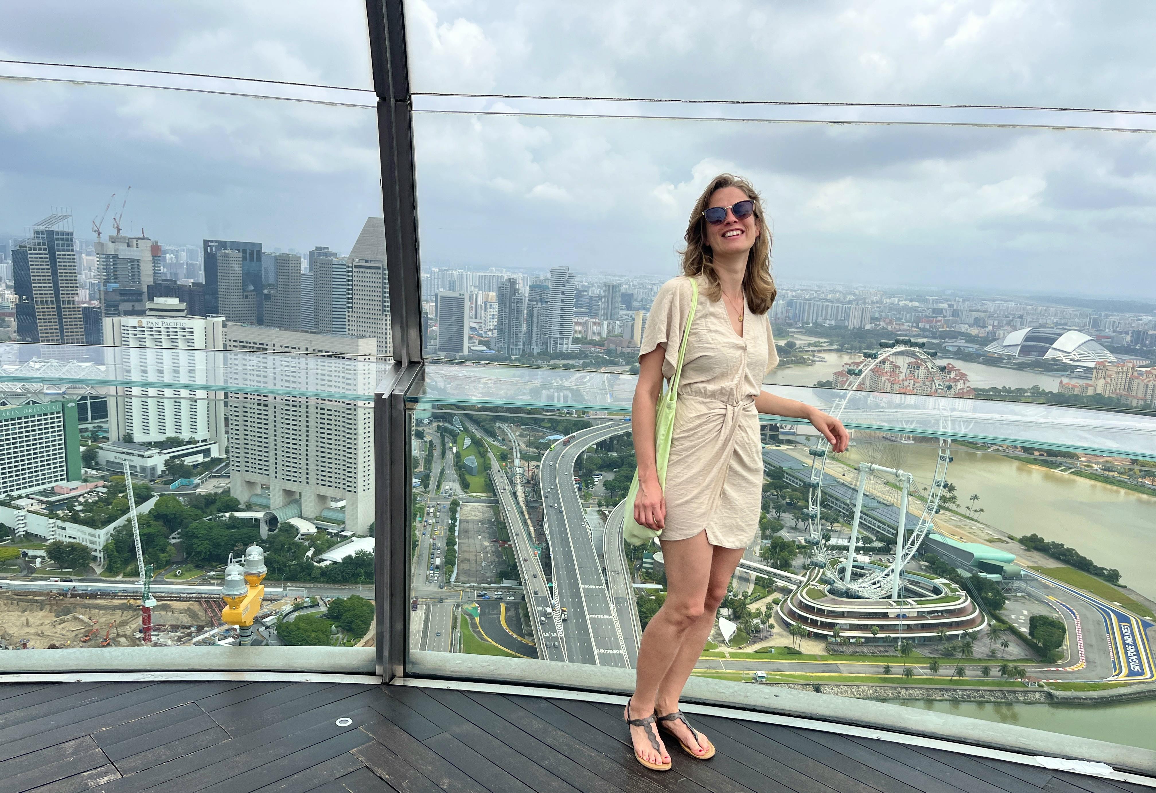 Aussicht vom Marina Bay Sands - Maria Feibig