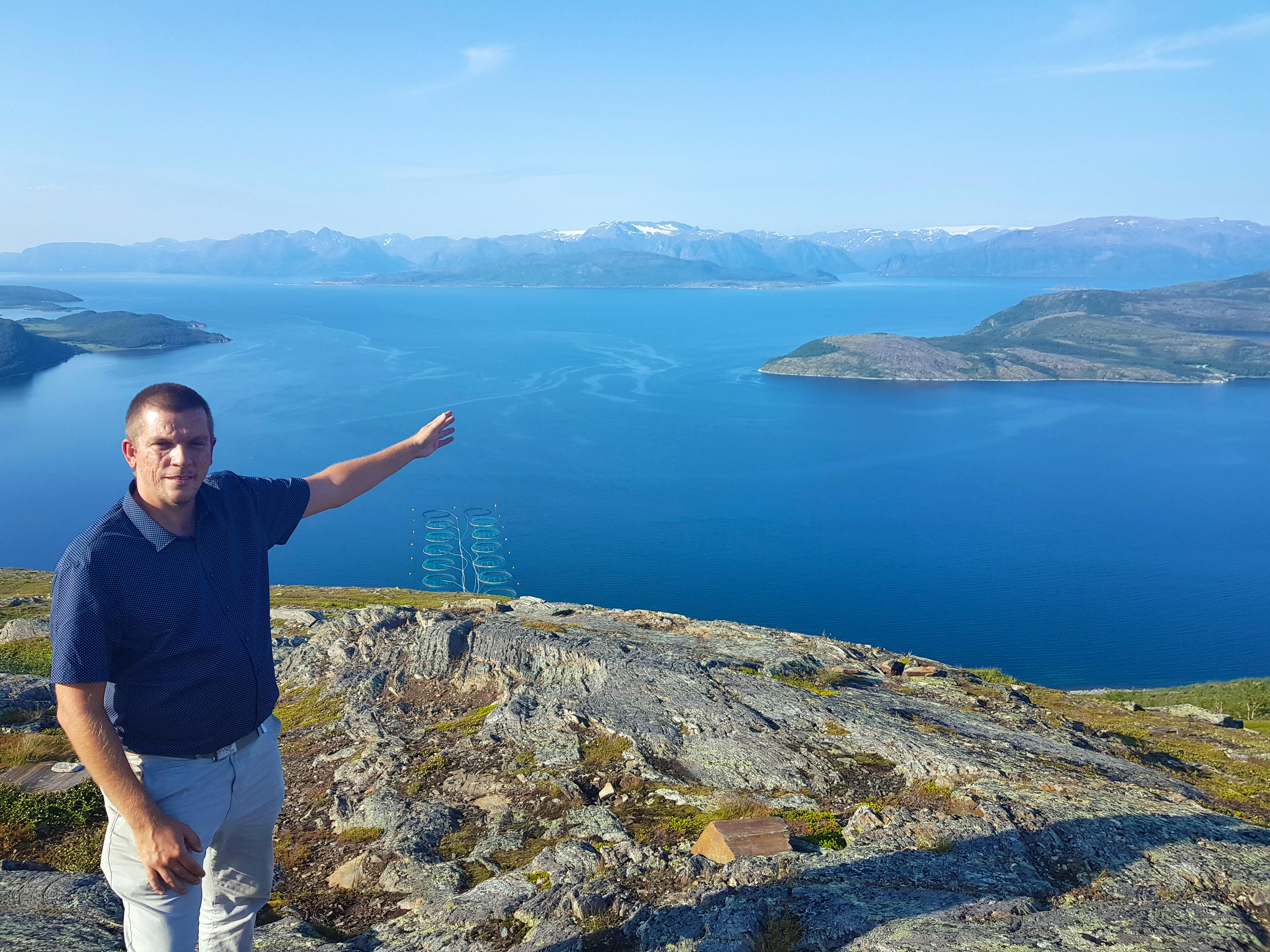 Kvænagsfjell - Blick zum Øksfjordjøkelen - Martin Büchner