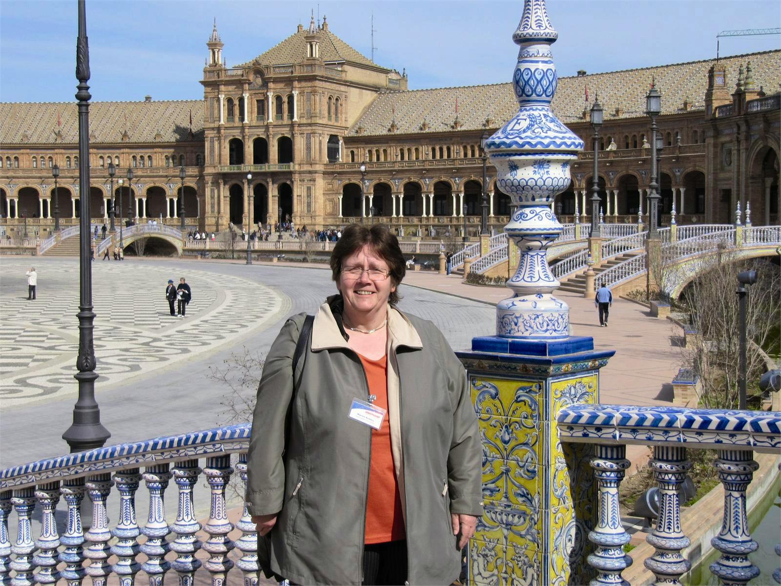 Auf dem Spanischen Platz in Sevilla - Marion Kottlos