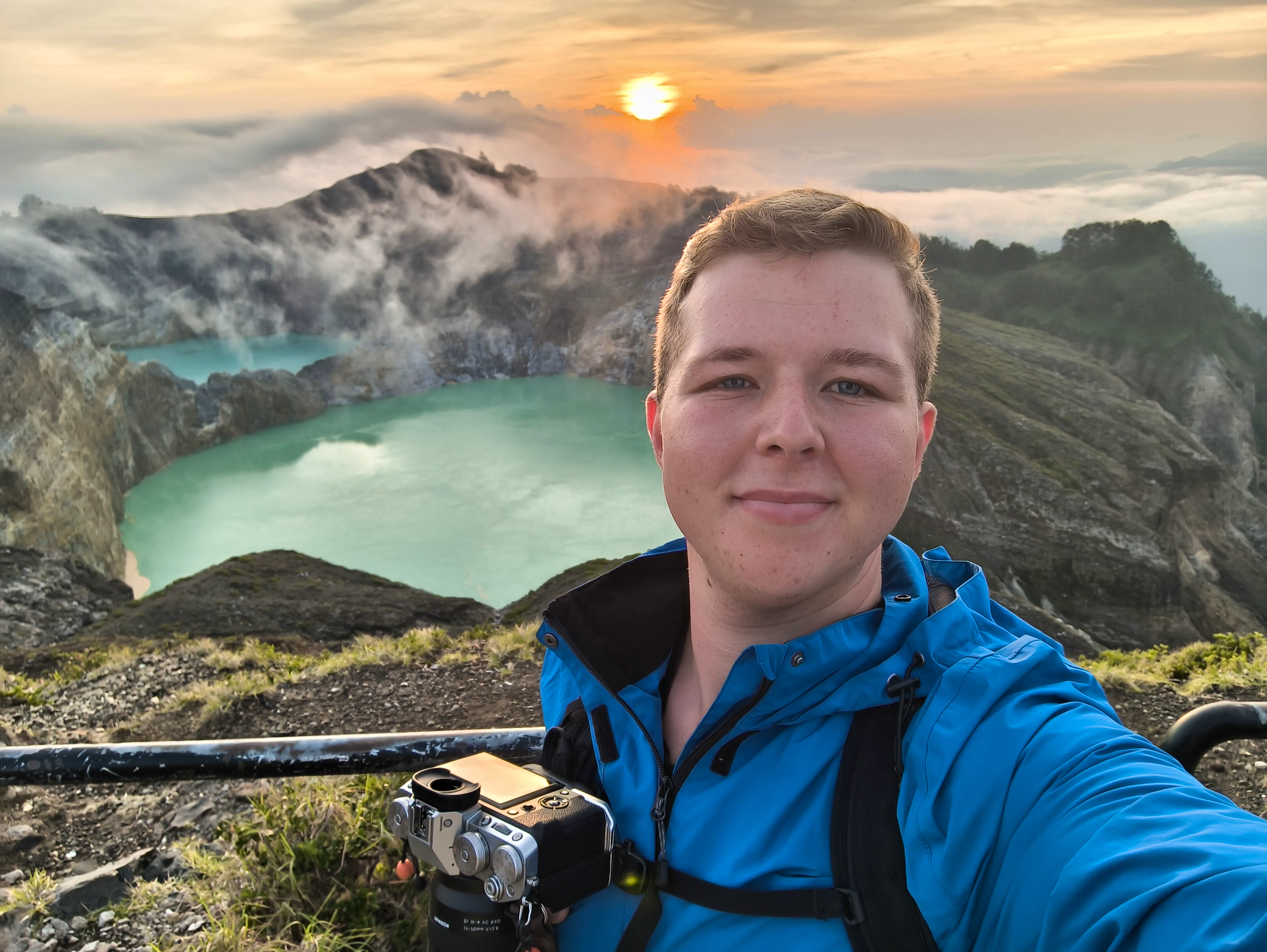 Am Kelimutu Vulkan auf Flores - Indonesien - Sten Bernhardt