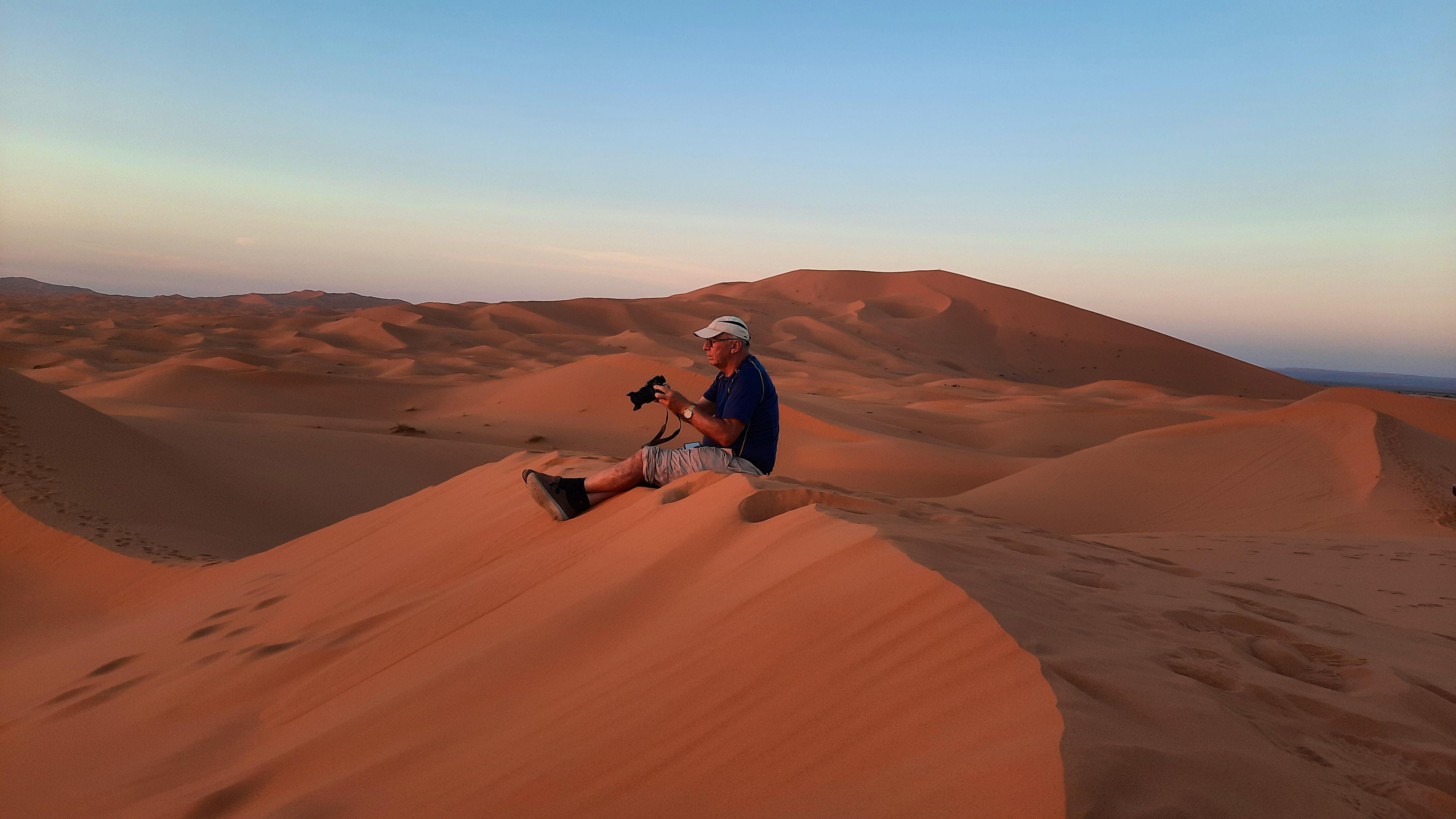 Sonnenuntergang in der Sahara - Dieter Braune