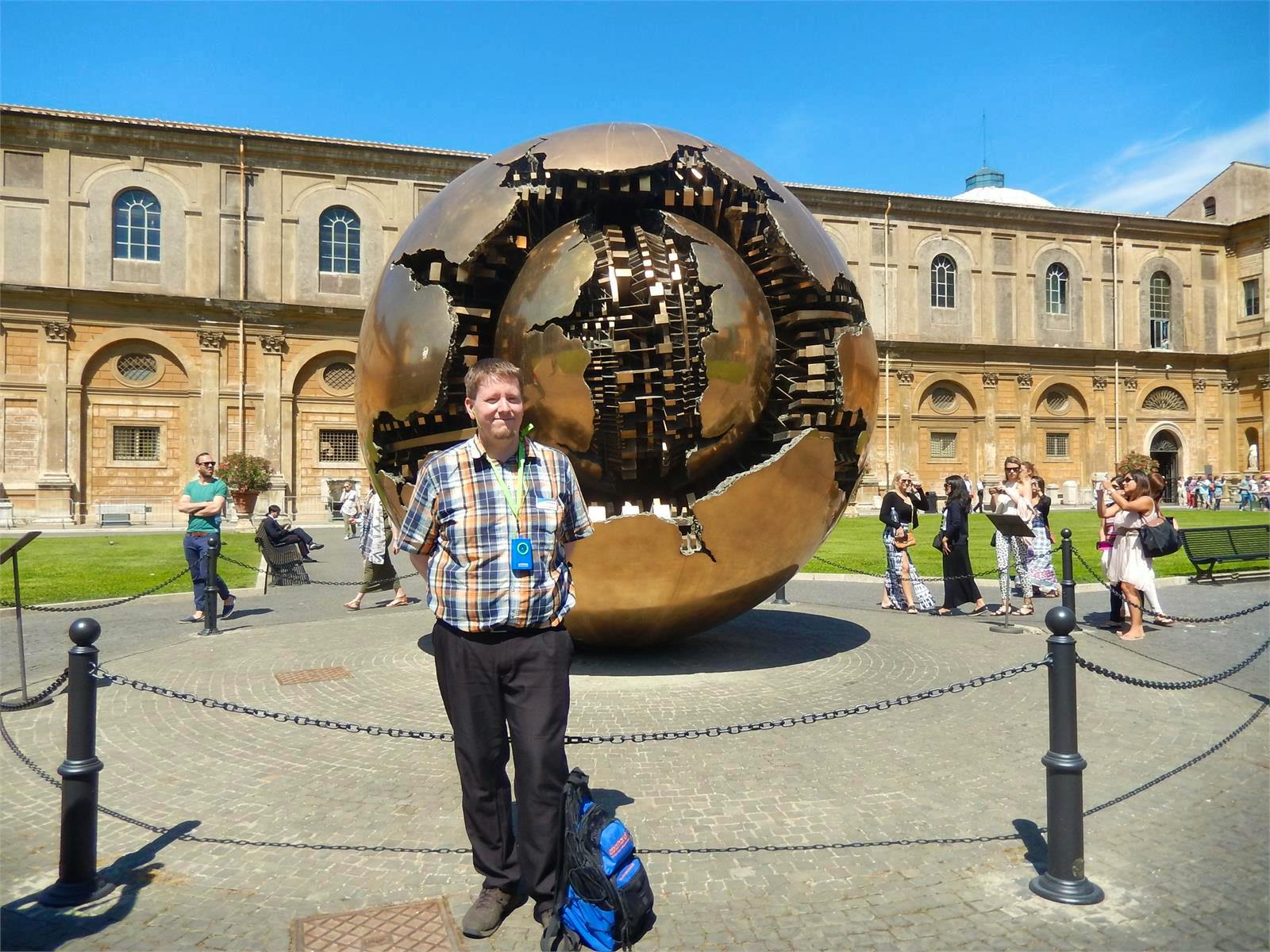 Dominik Zilliken im Vatikan - Dominik Zilliken