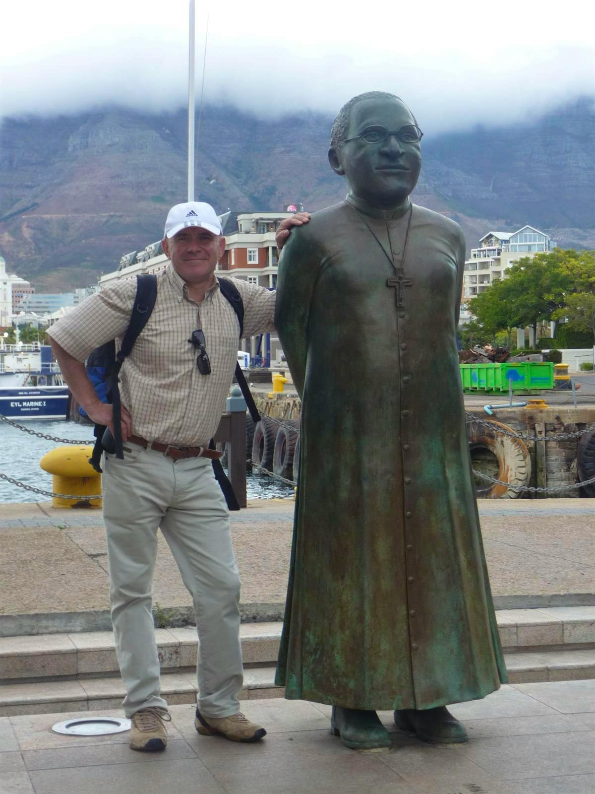Uwe Lorenz mit Desmond Tutu in Kapstadt - Uwe Lorenz