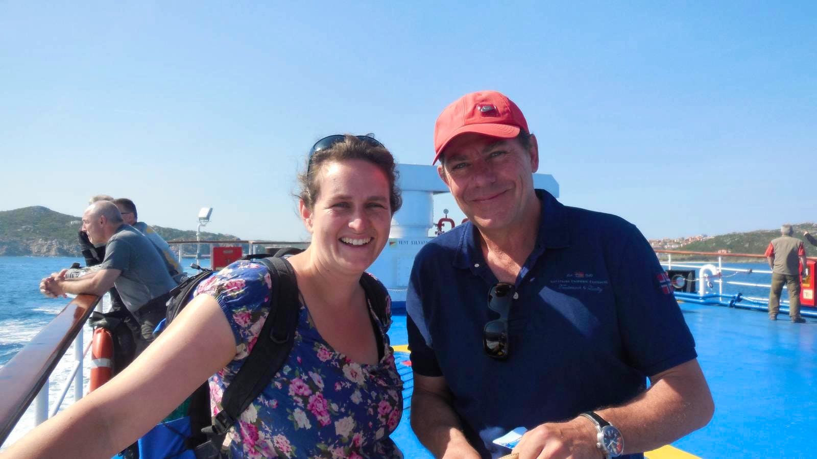 Heike Schlosser und Reiseleiter auf Sardinien - Heike Schlosser