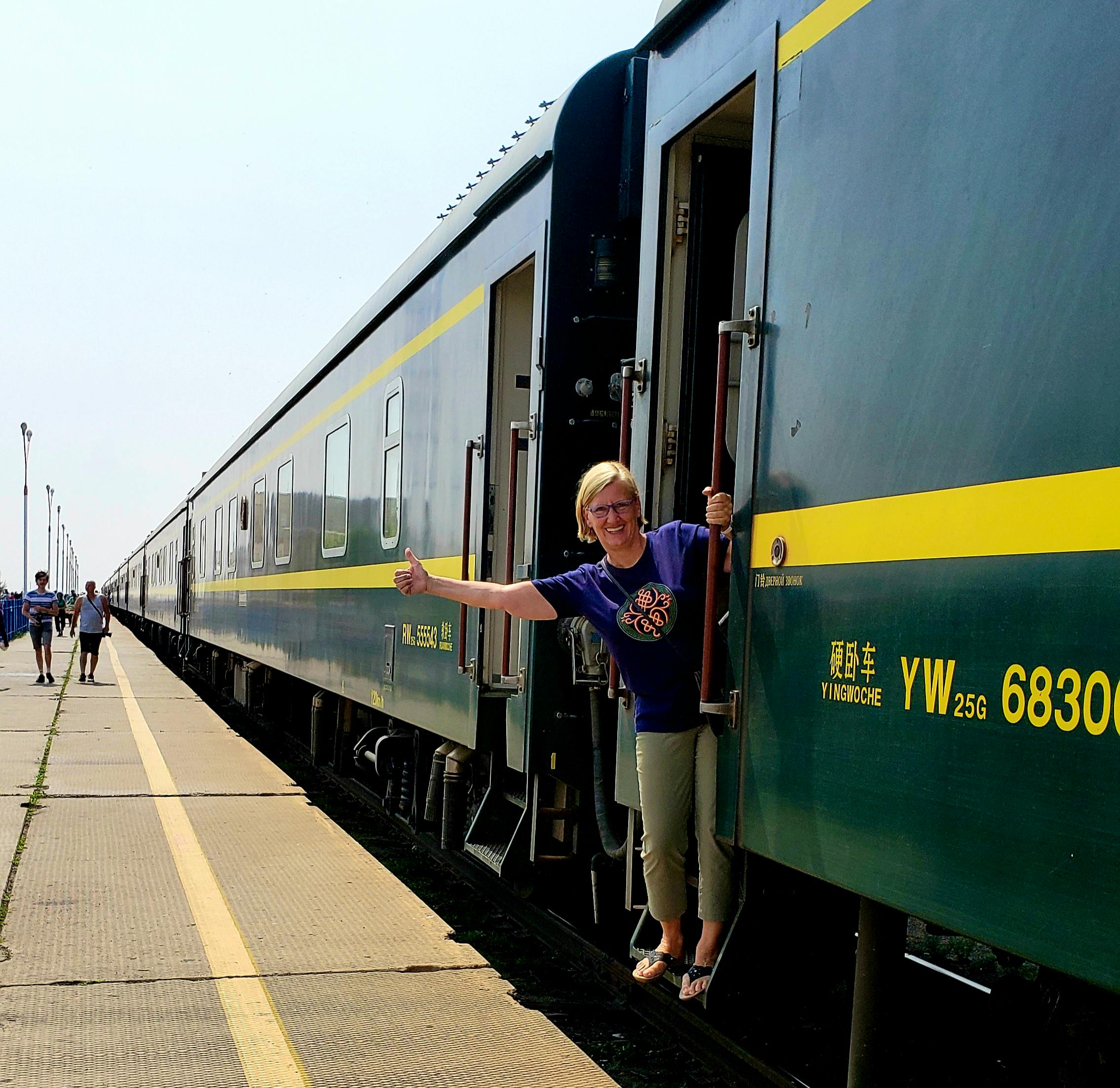Transmongolische Eisenbahn! - Martina Wegener