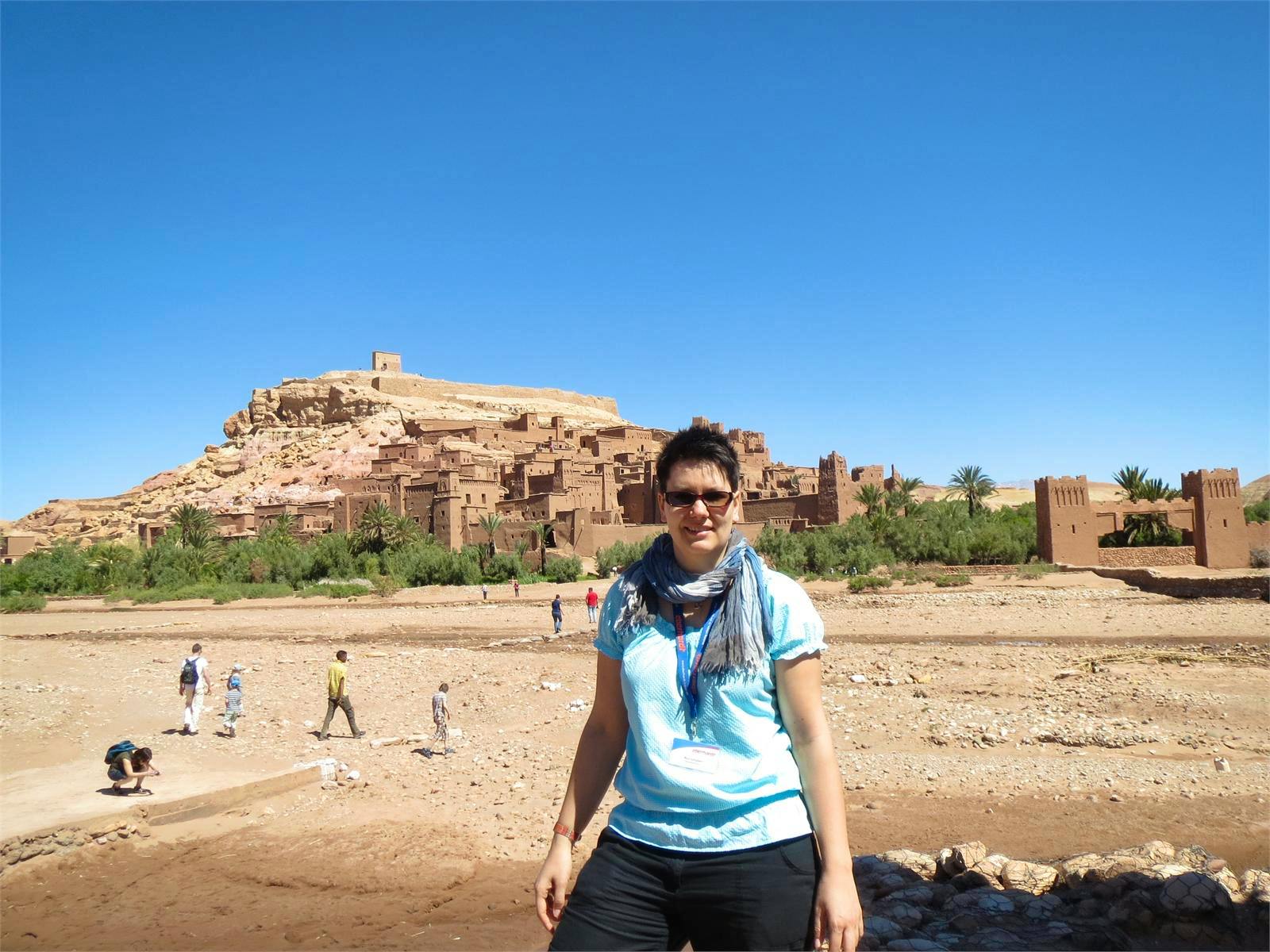 vor Ait Ben Haddou, Marokko - Rica Schubert