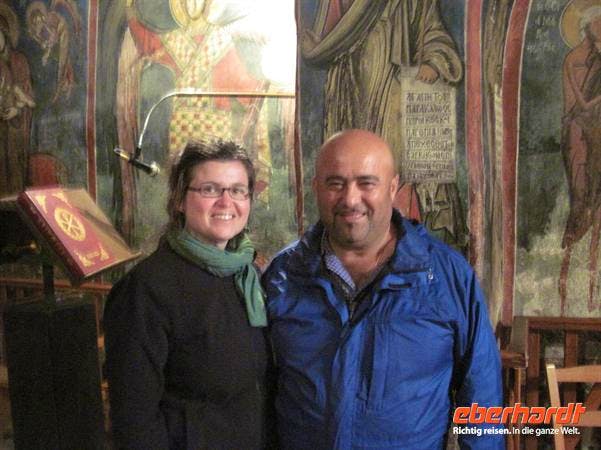 2010 im Troodosgebirge mit unserem oertl. Wanderleiter Antonis - Britt Reuter-Bracklow