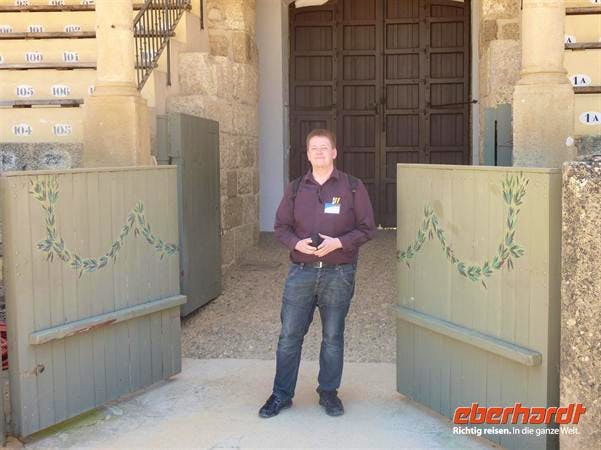 Dominik Zilliken in einer der Ältesten Stierkampfarenen Spaniens (Ronda) - Dominik Zilliken