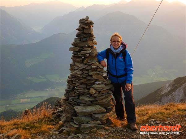 Doreen auf dem Gipfel des Zinseler - Doreen Päßler