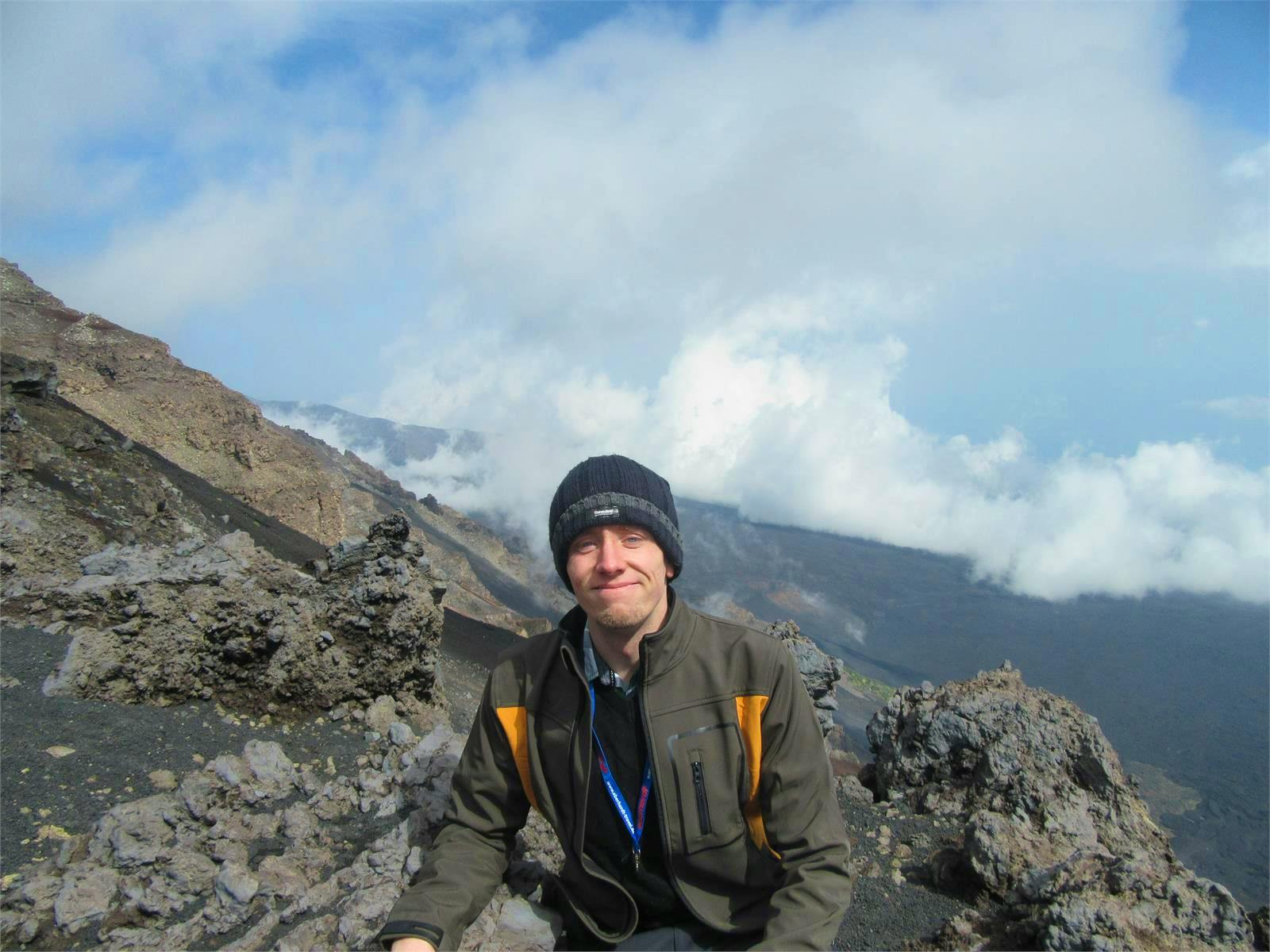 Dominik Zilliken auf dem Ätna - Dominik Zilliken