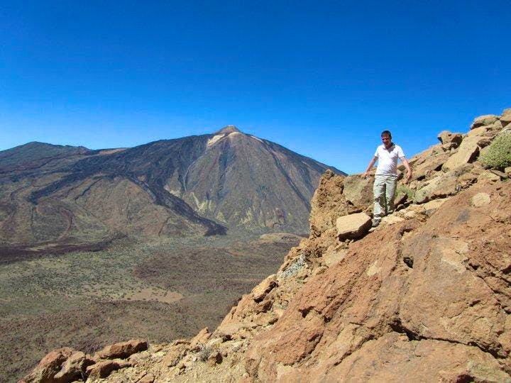 Abstieg vom Guajara mit Blick auf den Teide, Teneriffa, Spanien, 2010 - Martin Jentzsch